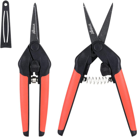 Garden Pruning Shears 2 Pack with Sharp Stainless Steel Blades