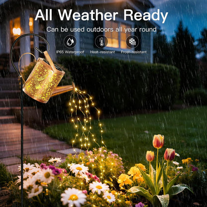 Solar Watering Can Lights Hummingbird, Garden Birthday Gifts for Women