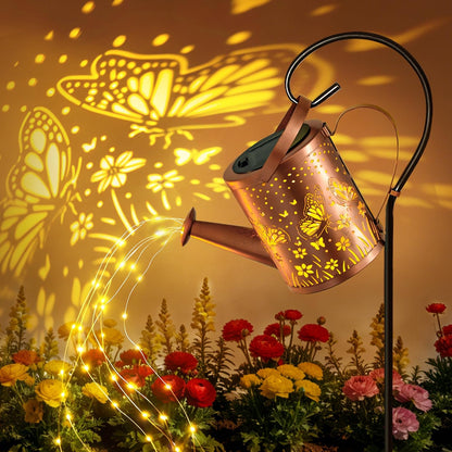 Solar Watering Can Lights Hummingbird, Garden Birthday Gifts for Women