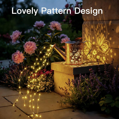 Solar Watering Can Lights Hummingbird, Garden Birthday Gifts for Women