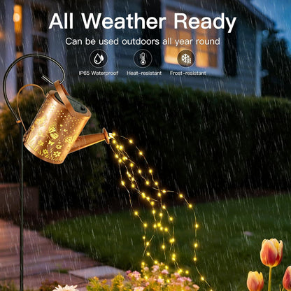 Solar Watering Can Lights Hummingbird, Garden Birthday Gifts for Women