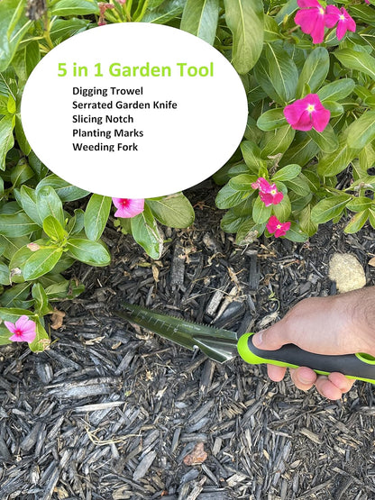 Hand Weeder Trowel with Ergonomic Handle – Stainless Steel Weeding & Digging Knife – Rust Resistant - Perfect for Weeding, Transplanting, Digging, Pruning, Cutting