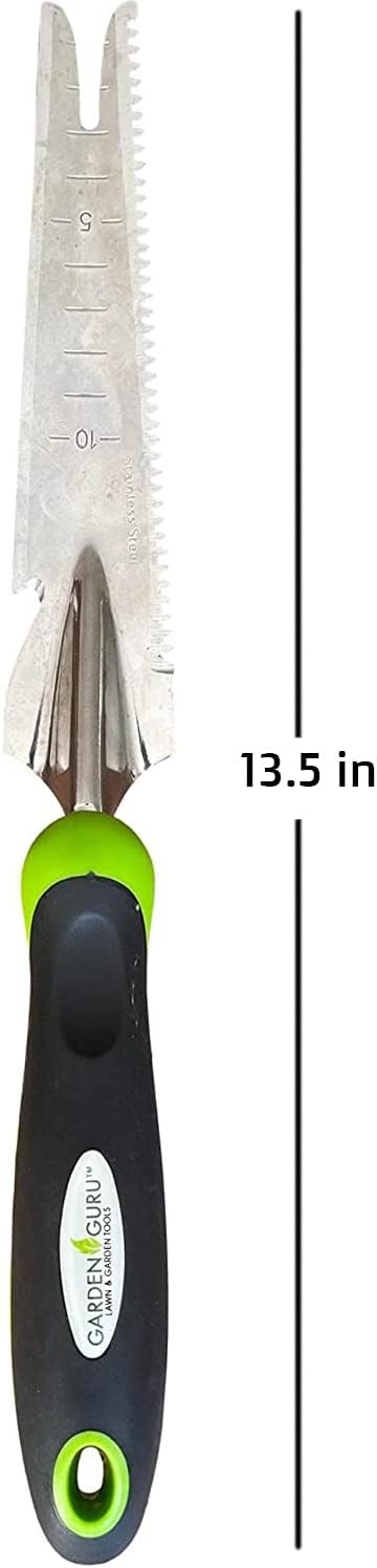 Hand Weeder Trowel with Ergonomic Handle – Stainless Steel Weeding & Digging Knife – Rust Resistant - Perfect for Weeding, Transplanting, Digging, Pruning, Cutting