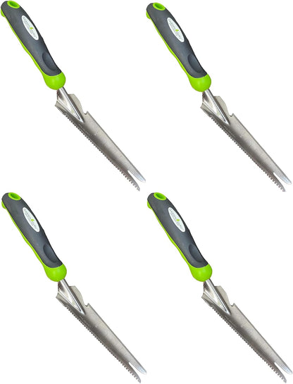 Hand Weeder Trowel with Ergonomic Handle – Stainless Steel Weeding & Digging Knife – Rust Resistant - Perfect for Weeding, Transplanting, Digging, Pruning, Cutting