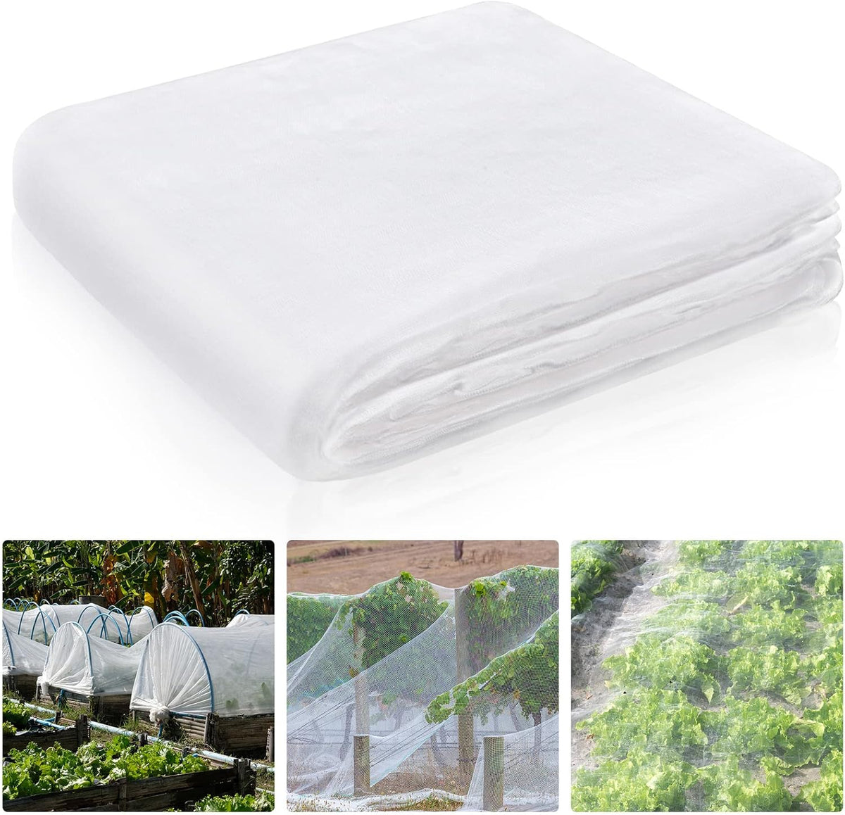 20 x 25 ft Mosquito Netting Garden Netting for Raised Beds Plant