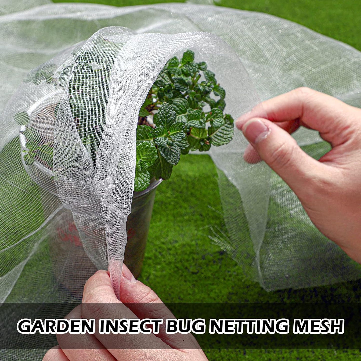 20 x 25 ft Mosquito Netting Garden Netting for Raised Beds Plant