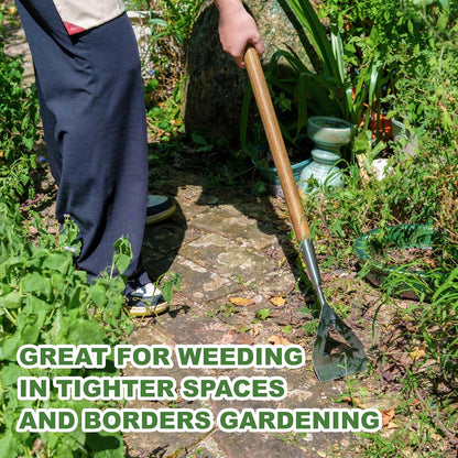 Women's Dutch Hoe, 51'' Long Handle Dutch Hoe Weeder for Weeds
