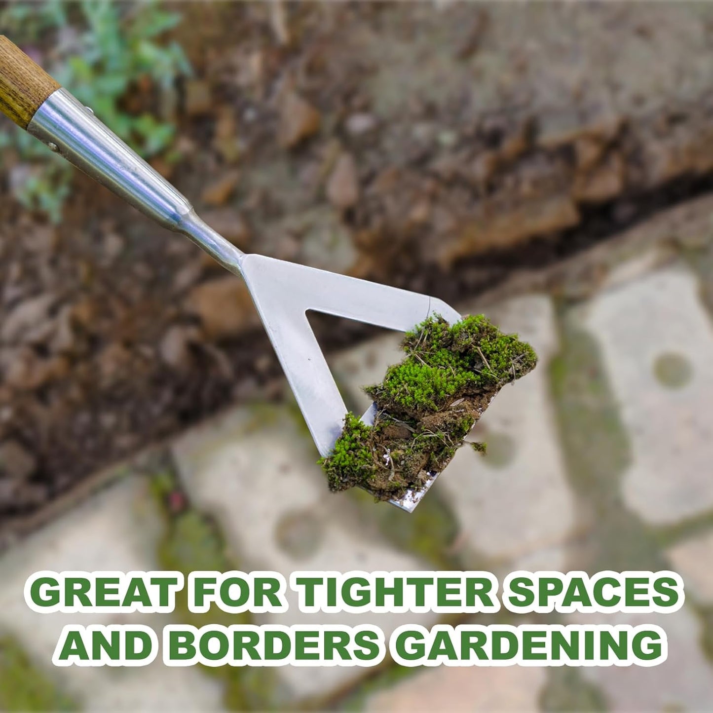 Women's Dutch Hoe, 51'' Long Handle Dutch Hoe Weeder for Weeds