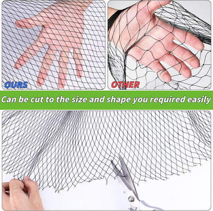 Garden Mesh Netting 20x30 FT Heavy Duty Garden Bird Net Mesh Pest Barrier Reusable Ultra Fine Deer Fence Netting Crops Row Cover Raised Bed Protect Fruits Flower Vegetables from Bird Deer Squirrel