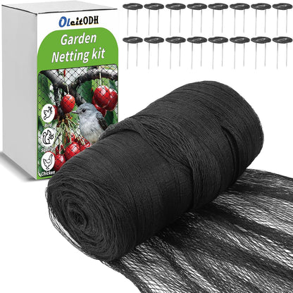 Garden Mesh Netting 20x30 FT Heavy Duty Garden Bird Net Mesh Pest Barrier Reusable Ultra Fine Deer Fence Netting Crops Row Cover Raised Bed Protect Fruits Flower Vegetables from Bird Deer Squirrel