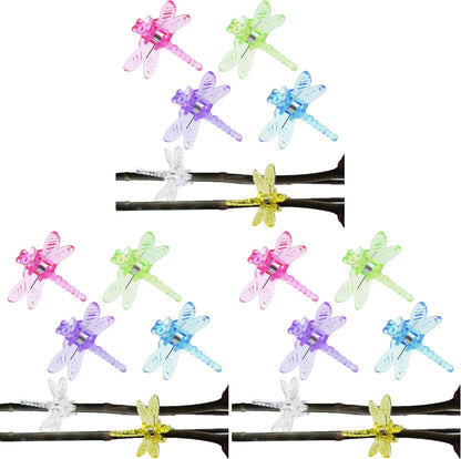 Dragonfly Plant Clips - 30PCS Mix Color Orchid & Vine Support Clips
