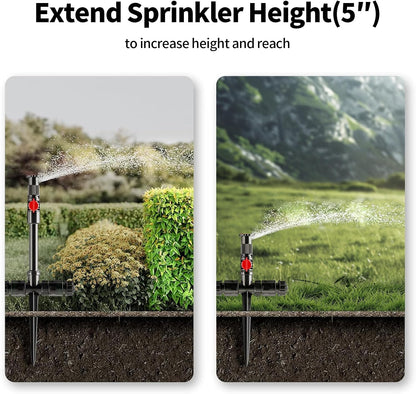 Flexible Sprinkler System, Above Ground DIY Irrigation Kit