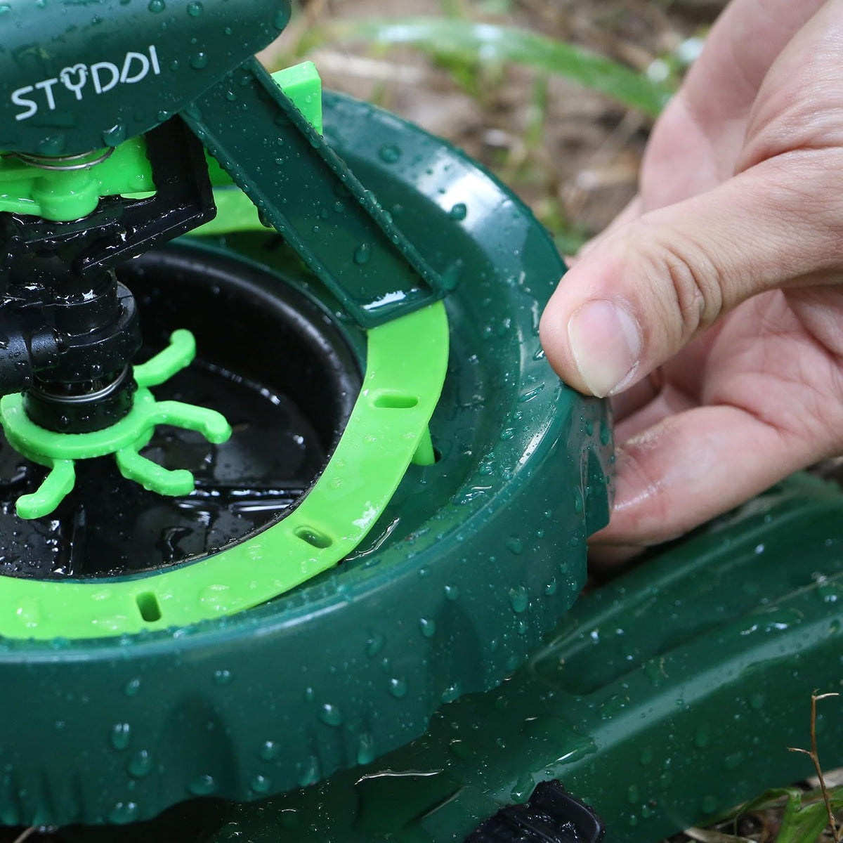 Pattern Impulse Sprinkler for Medium to Large Yard Areas, Customizable Watering Pulsating Sprinklers for Yard, Lawn Impulse Sprinkler for Irregular Shapes, Covers up to 5,800 Sq. Ft