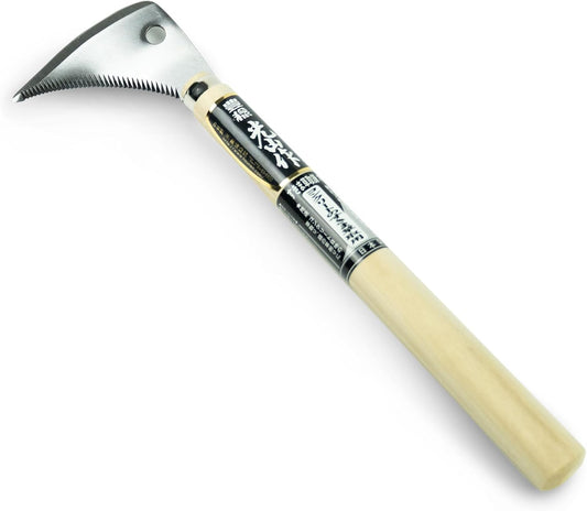 HOUNEN Japanese Crack Weeder, 3.9in Stainless Serrated Crevice Weeding Tool