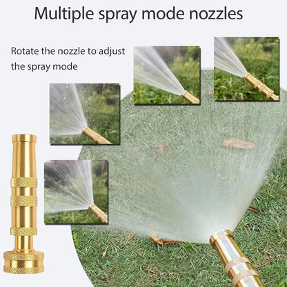 Heavy Duty Brass Hose Nozzle 3-Piece Set