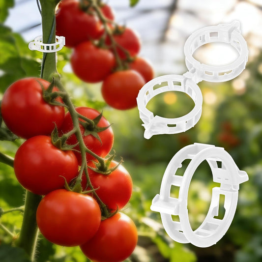 300Pcs Thickened Tomato Clips, Plant Support Clips Plastic Trellis Clips