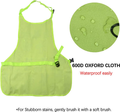 Gardening Apron with Large Pockets for Women, 14 Pockets Waterproof Tool Apron, Work Apron Heavy Duty, Size M to XL