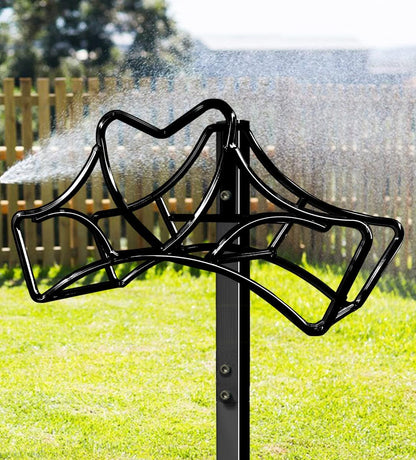 Garden Hose Holder, Free Standing Metal Water Hose Stand Hanger