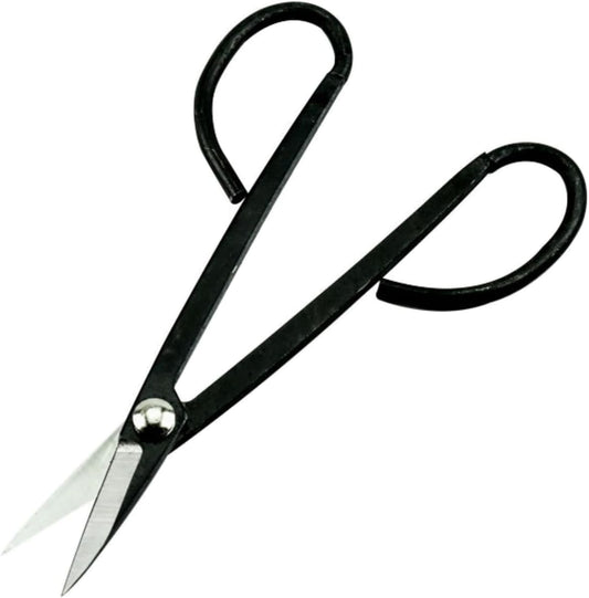 Garden Flower Scissors Bonsai Pruning Scissors Mini Floral Shears Small Sewing Scissors High Carbon Steel Scissors Strong Pruner for Cutting Clothes, Flowers, Branches and Leaves, 7.3 Inch