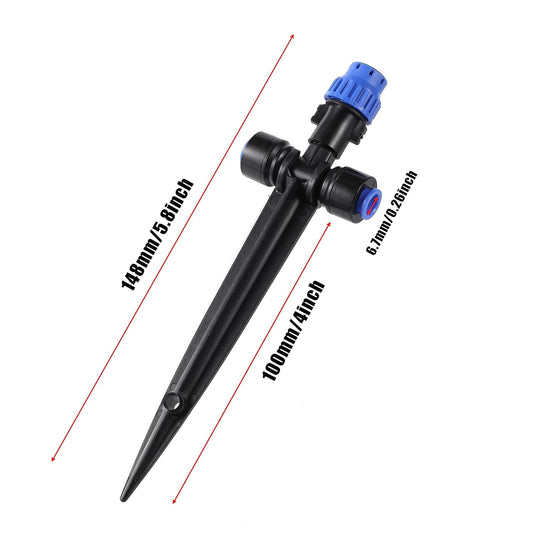36 Pcs Push-to-Fit Drip Irrigation Emitters for 1/4 inch Tubing