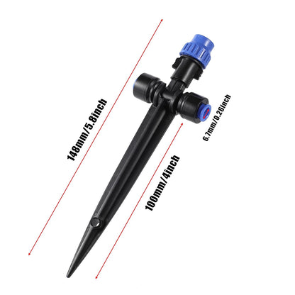 36 Pcs Push-to-Fit Drip Irrigation Emitters for 1/4 inch Tubing
