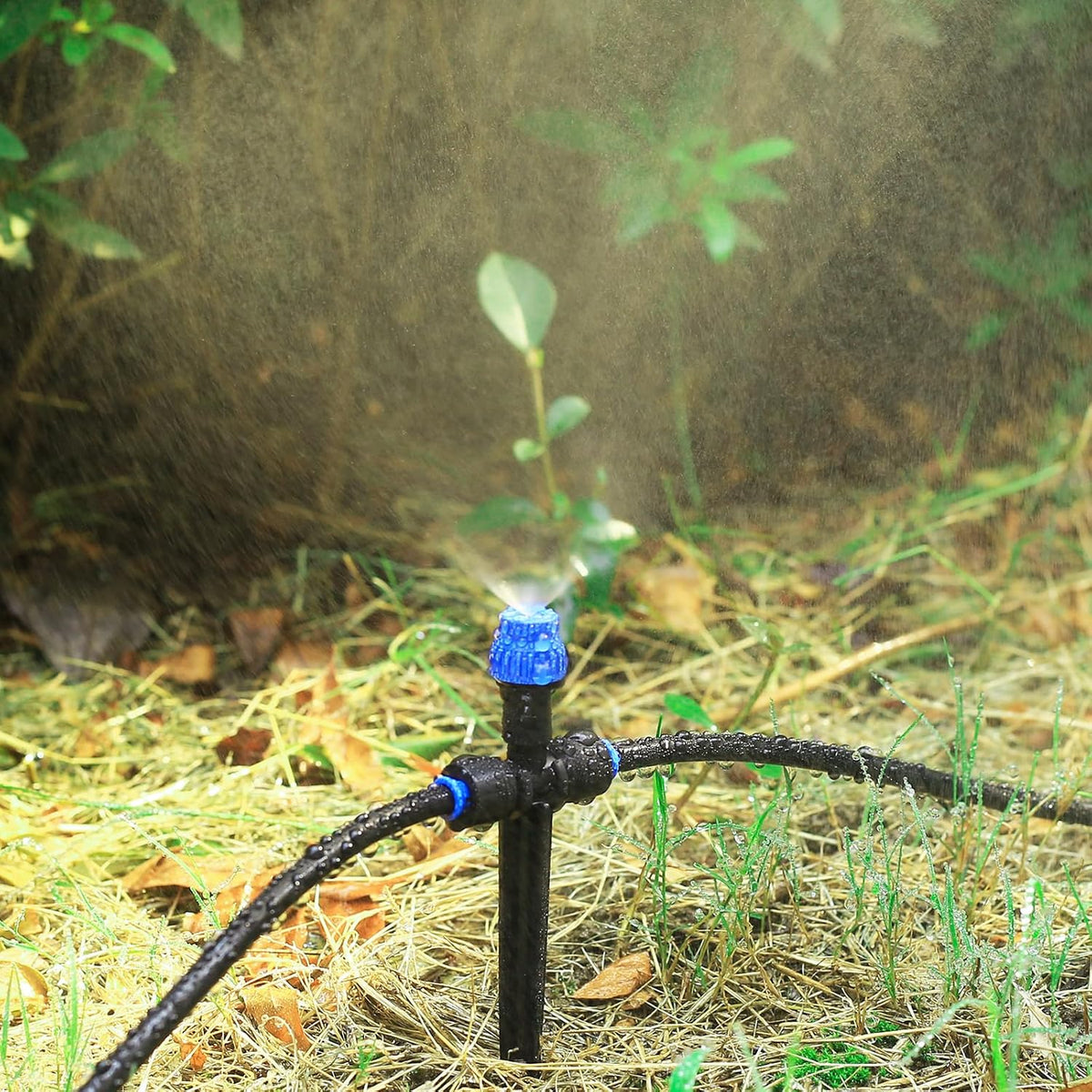 36 Pcs Push-to-Fit Drip Irrigation Emitters for 1/4 inch Tubing