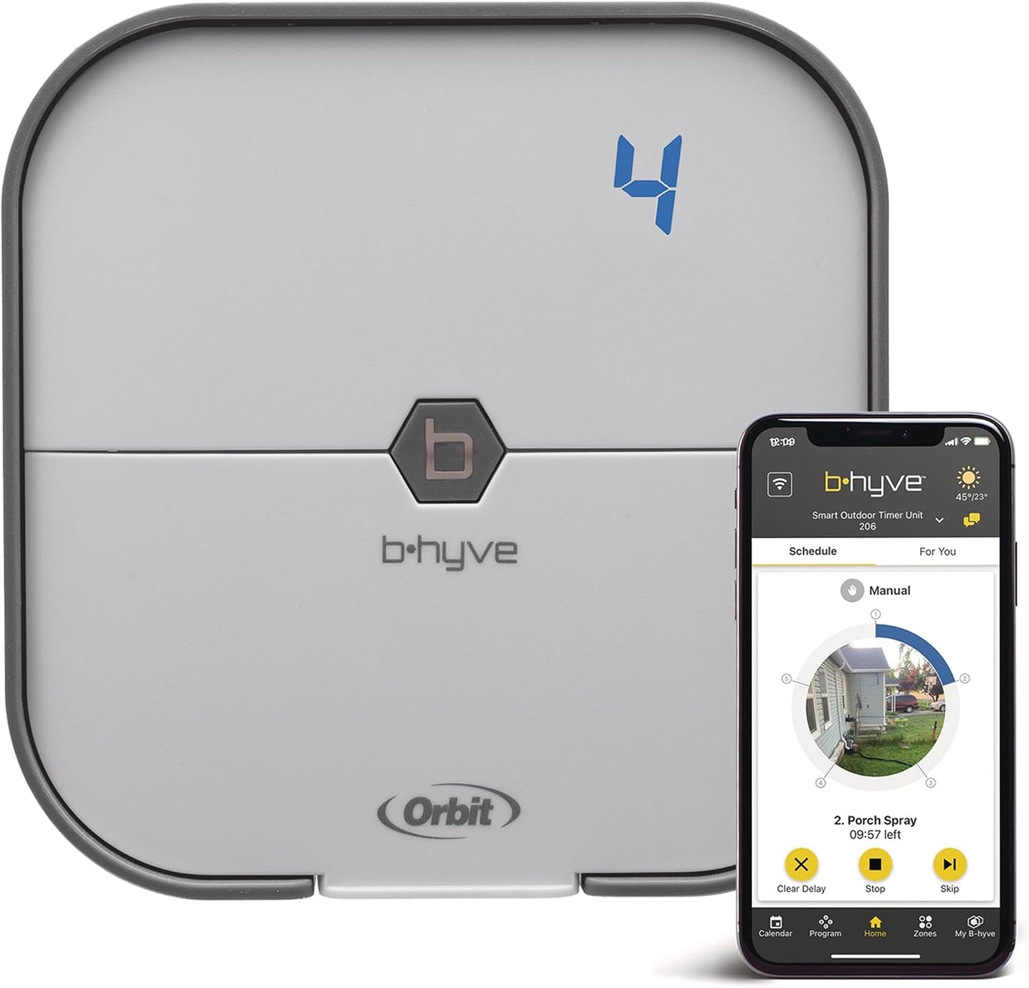 57915 B-hyve 4-Zone Indoor Smart Sprinkler Controller