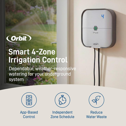 57915 B-hyve 4-Zone Indoor Smart Sprinkler Controller