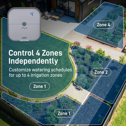 57915 B-hyve 4-Zone Indoor Smart Sprinkler Controller