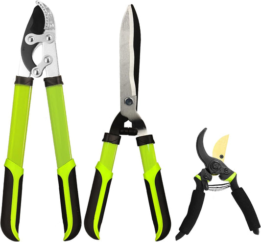 Loppers, Hedge Clippers, Garden Shears Set for Gardening