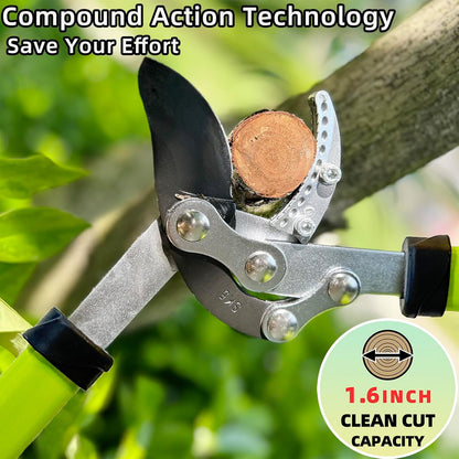 Loppers, Hedge Clippers, Garden Shears Set for Gardening