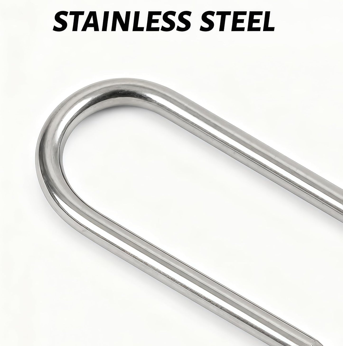 Stainless Steel Landscape Staples Garden Stakes. (4"-U-20pcs)