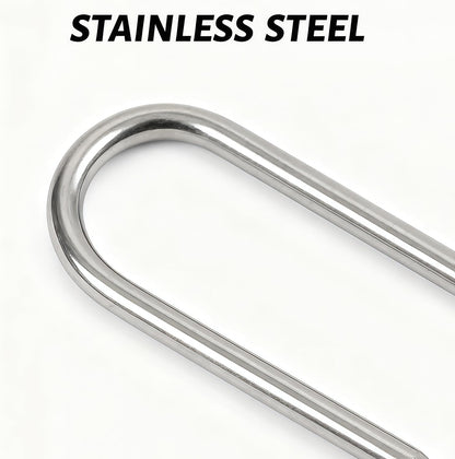 Stainless Steel Landscape Staples Garden Stakes. (4"-U-20pcs)