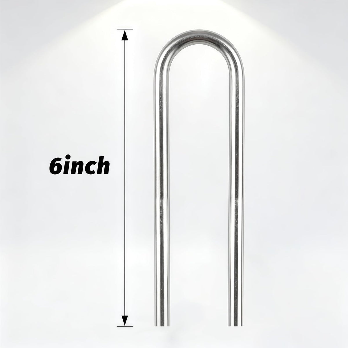 Stainless Steel Landscape Staples Garden Stakes. (4"-U-20pcs)