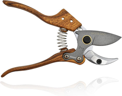 TONMA 8.2" Pruning Shears, Made in Japan, Japanese Garden Clippers, TP-7