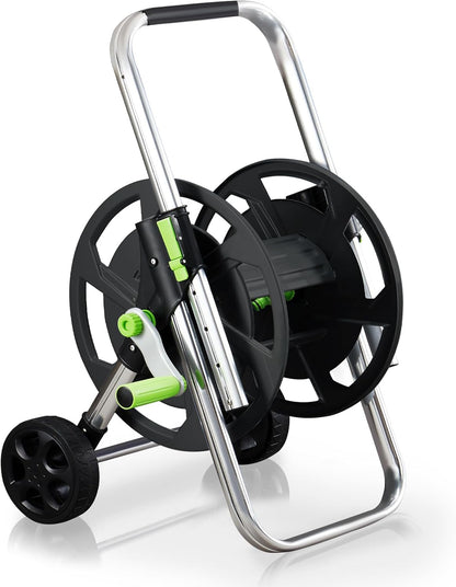 Hose Reel Cart, Holds 75-150 Feet of 5/8" Hose
