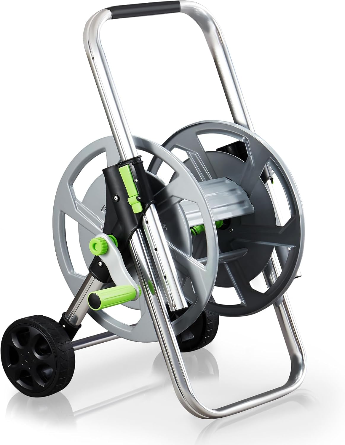 Hose Reel Cart, Holds 75-150 Feet of 5/8" Hose