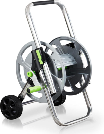 Hose Reel Cart, Holds 75-150 Feet of 5/8" Hose