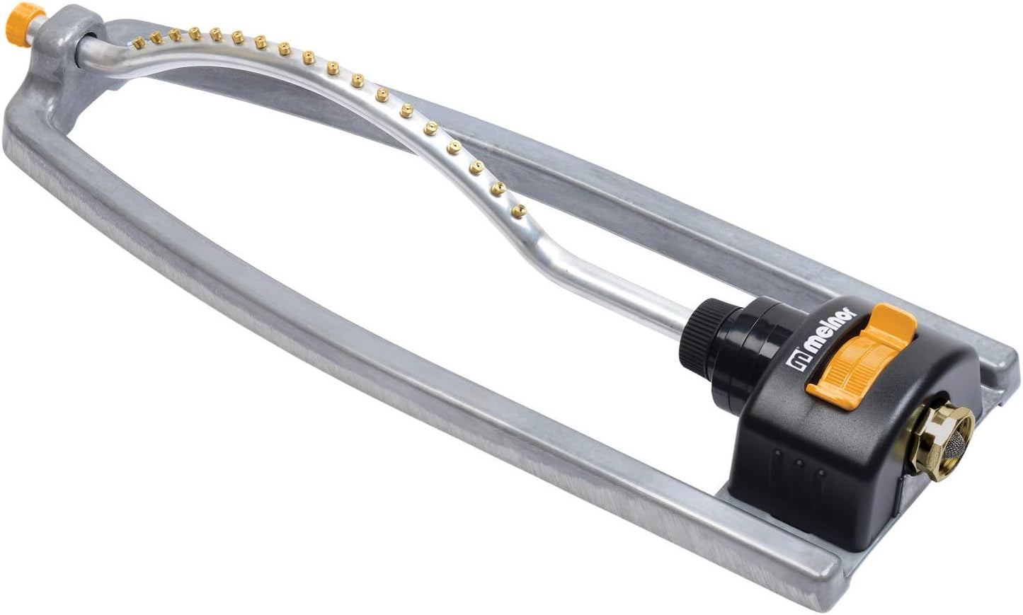 65079-AMZ Metal Oscillating Sprinkler with QuickConnectProduct Adapter Watering Set, 3600 sq. ft. Coverage