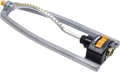 65079-AMZ Metal Oscillating Sprinkler with QuickConnectProduct Adapter Watering Set, 3600 sq. ft. Coverage