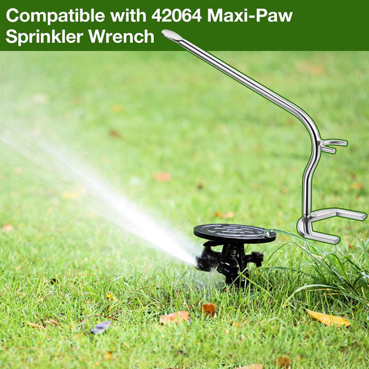 Sprinkler Wrench Compatible with 42064 Maxi-paw Wrench,Silver