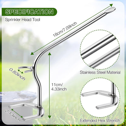 Sprinkler Wrench Compatible with 42064 Maxi-paw Wrench,Silver