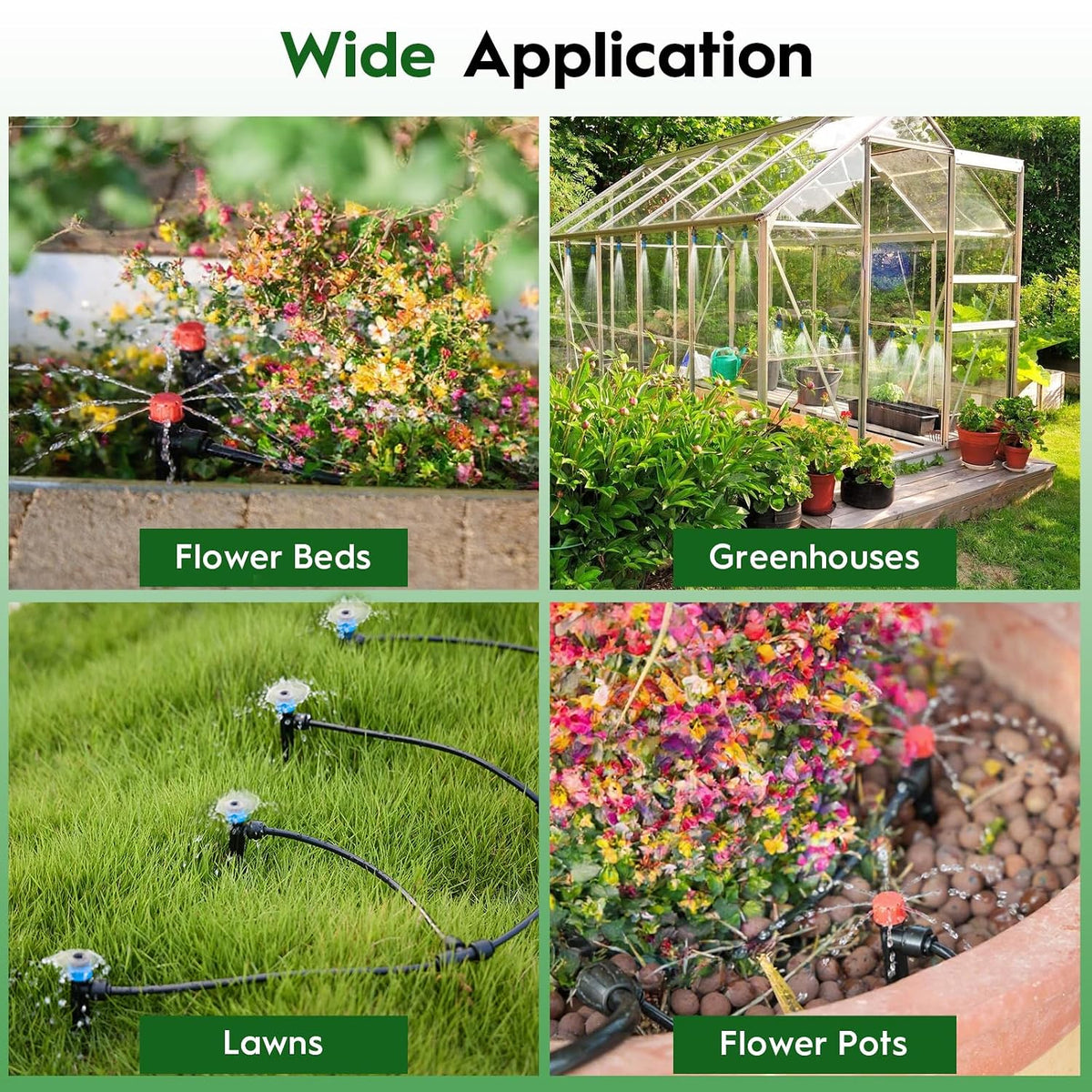 200FT Quick-Connect Drip Irrigation System
