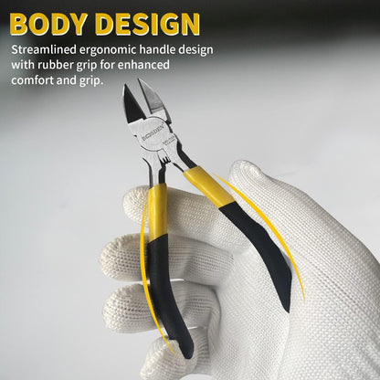 BOOSDEN Wire Cutter 6.5 inch Cutting Pliers Diagonal Cutter Metal Snipper