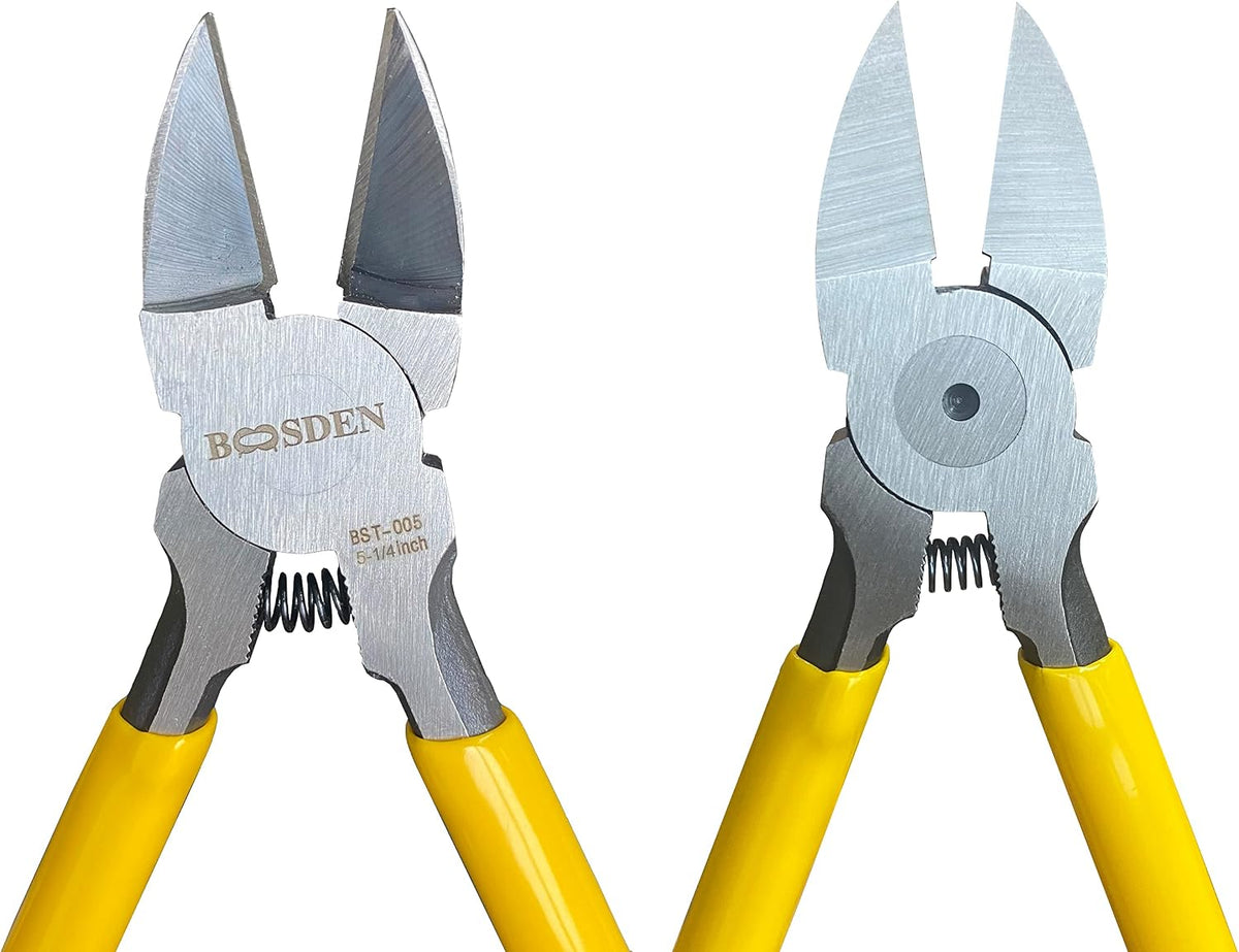 BOOSDEN Wire Cutter 6.5 inch Cutting Pliers Diagonal Cutter Metal Snipper