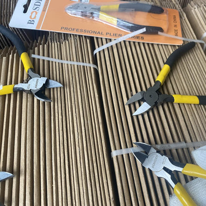 BOOSDEN Wire Cutter 6.5 inch Cutting Pliers Diagonal Cutter Metal Snipper