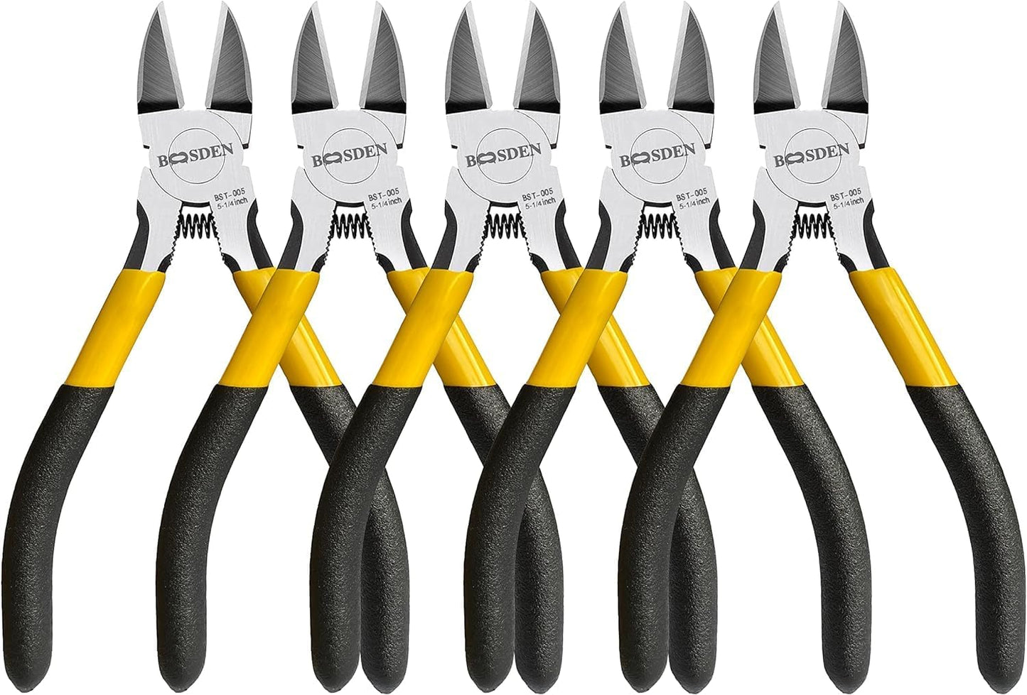 BOOSDEN Wire Cutter 6.5 inch Cutting Pliers Diagonal Cutter Metal Snipper