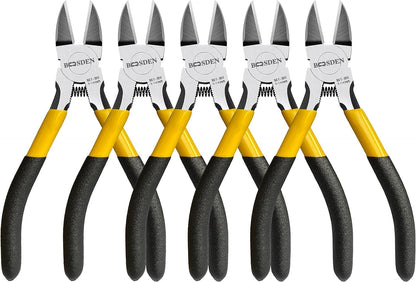 BOOSDEN Wire Cutter 6.5 inch Cutting Pliers Diagonal Cutter Metal Snipper