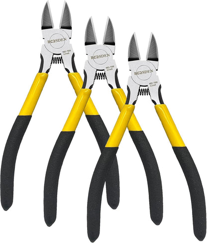 BOOSDEN Wire Cutter 6.5 inch Cutting Pliers Diagonal Cutter Metal Snipper