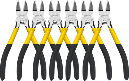 BOOSDEN Wire Cutter 6.5 inch Cutting Pliers Diagonal Cutter Metal Snipper
